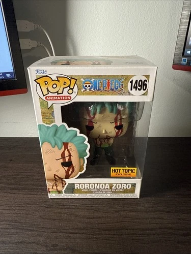 Funko Pop - Roronoa Zoro 1496 One Piece Pop Animation Hot Topic EXCLUSIVE