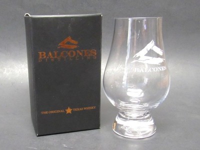 Balcones Distilling Texas Bourbon Whisky Glencairn Snifter Tasting Glass - NIB