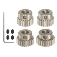 4Stk 48P 7075 Aluminum Ritzel Motor Getriebe Set 20T 21T 22T 23T 5Mm Rc 48