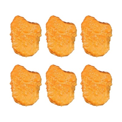 6Piece Artificial Fried Chicken Simulations Attractive Chicken Craft Supplies