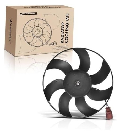 Engine Radiator Cooling Fan Assembly Compatible with Volkswagen & Audi Models