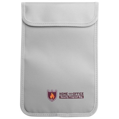 2X(Document Case Cash Box Security Waterproof Fireproof Bag New F2D4)9375