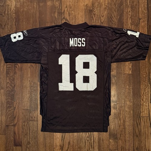 VTG Reebok On Field Randy Moss #18 Oakland Raiders Jersey – Medium - Picture 3 of 6