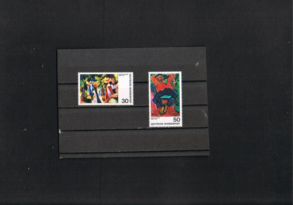 BRD - Mi. Nr. 816 - 817 " Deutscher Expressionismus  " Postfrisch, LUXUS !!! - Bild 1 von 1