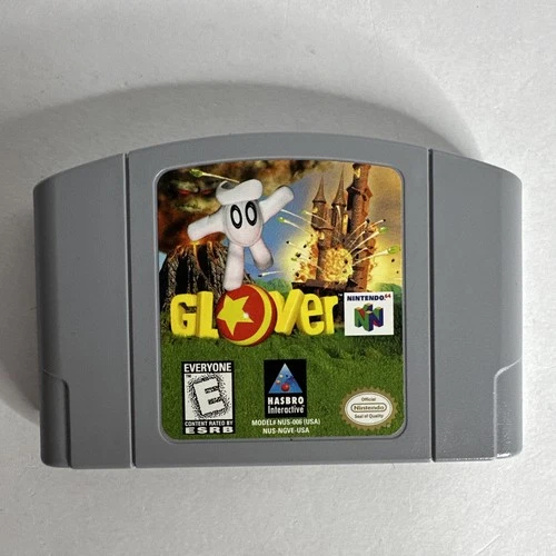 Glover (Nintendo 64, 1998) N64 Cartridge Only Tested Working Authentic