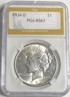 1934 D Peace $1 "UNC"🛑🛑LUSTER/ NICE HIGH POINTS/BETTER DATE/MINT💥✅