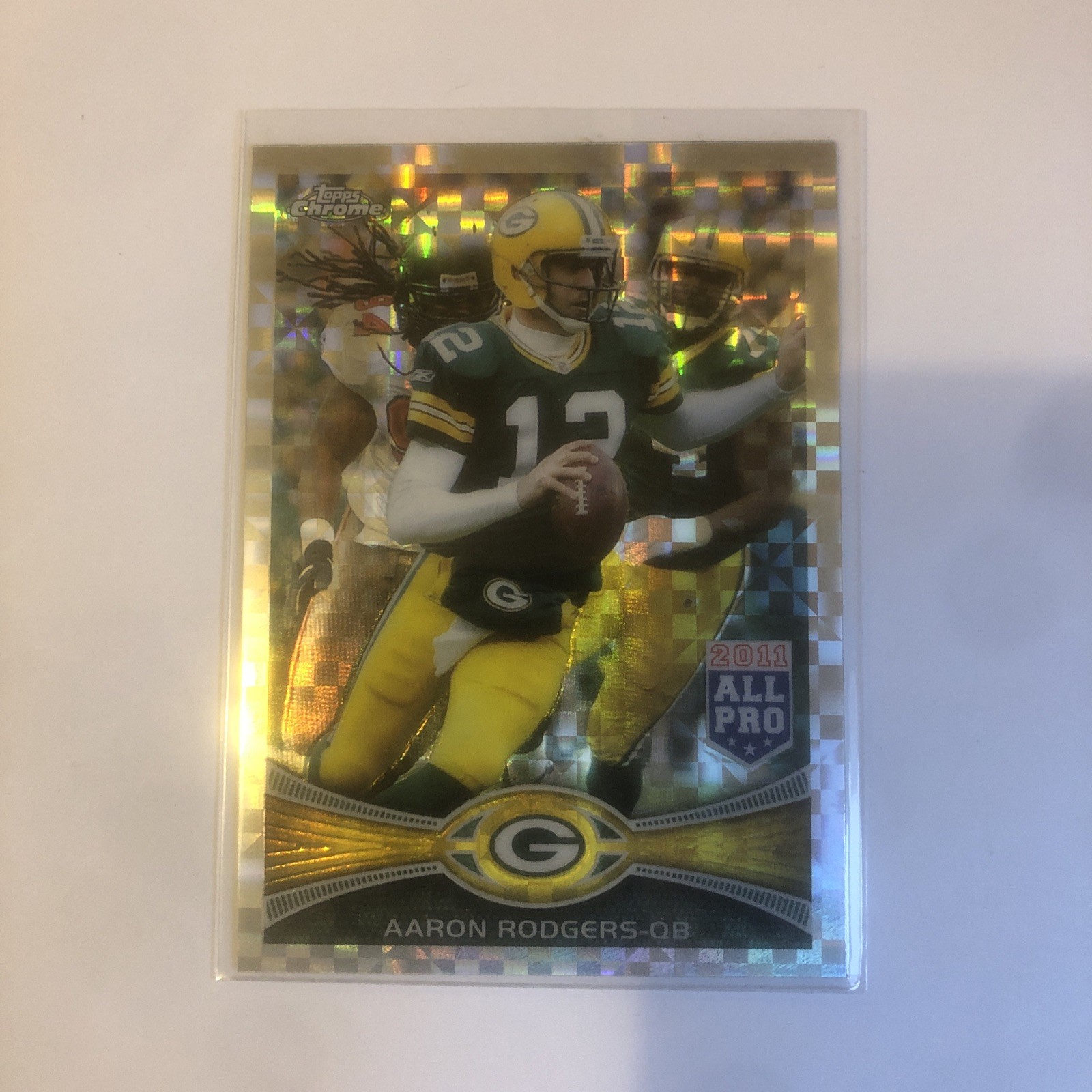2012 Topps Chrome Aaron Rodgers Xfractors #50 Packers