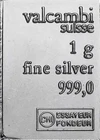 1 Gram Of Valcambi . 999 Silver
