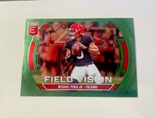 2025 Panini Donruss Elite - Field Vision Michael Penix Jr. #9 Green