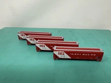Atlas N - 4750 Hopper - Missing Trucks No Package - Illinois Grain Set Of 4