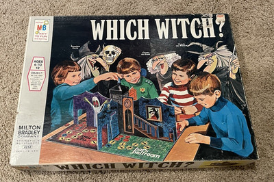 1970 Which Witch? Game by Milton Bradley Complete in Good Condition