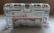 Brand New Munchkin High Capacity Dishwasher Basket BPA Free 25% Larger