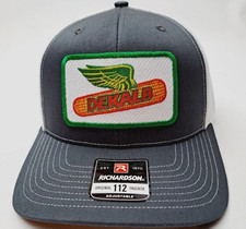 Dekalb Flying Corn Patch Richardson 112 Trucker Cap Hat Mesh Snapback Multicolor