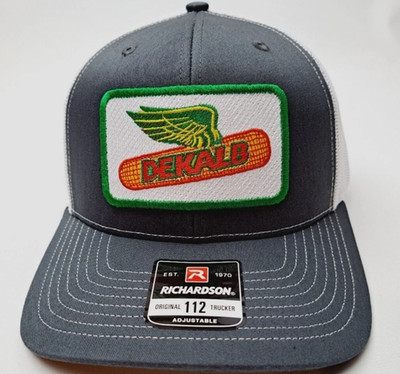 Dekalb Flying Corn Patch Richardson 112 Trucker Cap Hat Mesh Snapback Multicolor