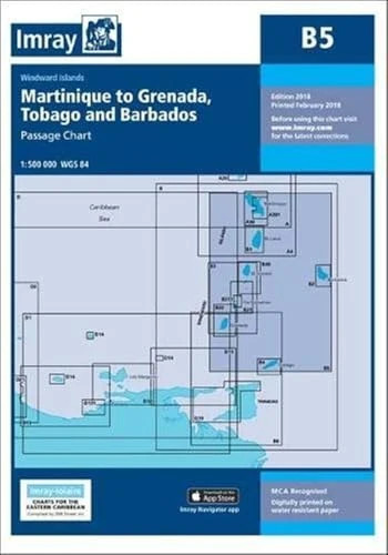B5 Martinique to Tobago and Barbados Passage Chart by Imray Iolaire - Image 9