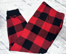 Old Navy Flannel Jogger Pajama Pants XL Red Buffalo Check Plaid Christmas New