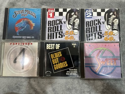 6 CD Classic Rock Lot - Foreigner 4 / Steve Miller Band / Sweet / Oldies