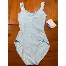 NWT Capezio Vintage Womens Casual Pale Blue Princess Tank Leotard Size Medium