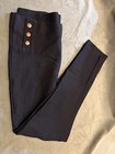 Kay Unger Stretch Skinny Trouser Pants Black Size Large — photo 1