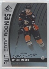 2017-18 SP Game Used Authentic Rookies Rainbow 41/224 Jaycob Megna #183 xp6