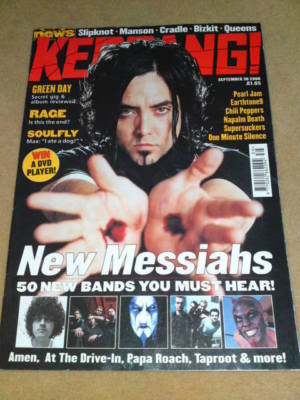 KERRANG! MAGAZINE - NEW MESSIAHS Sept 30 2000 #821