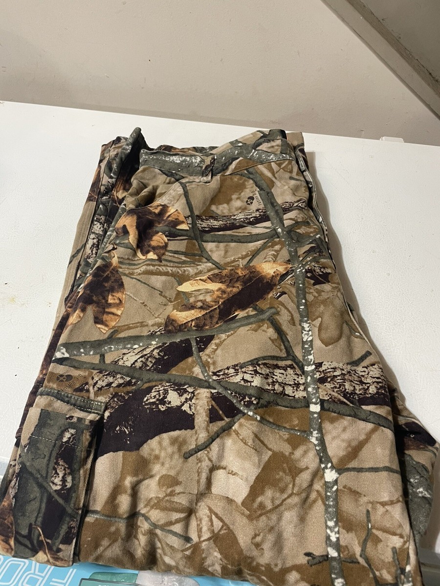Boys Outfitters Ridge brown camo 100% cotton hunting pants size