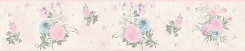 Tapeten Borte Blumen rosa grün AS Creation Djooz 2 35876-1 (30,69€/1qm) - Bild 2 von 3