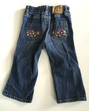 OshKosh Genuine Kids Floral Baby Jeans 18M