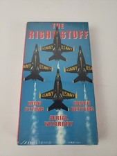 The Right Stuff - High Flying Death Defying Aerial Wizardry VHS Blue Angels New The Right Stuff - High Flying Death Defying Aerial Wizardry VHS Blue Angels New