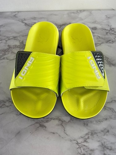 And1 Men's Lime Swish 2.0 Slide Sandal Size 10 | eBay