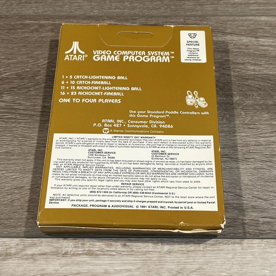 Warlords Game Program - Atari 2600 - NEW - Image 2 of 2