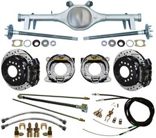 Currie 64-66 Gm A-body Rear End Wilwood Drilled Disc Brakesblacklinescables