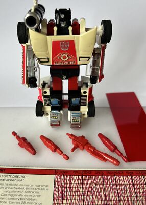 Transformers G1 Red Alert komplette Figur keine Box Autobot Hasbro Neuauflage