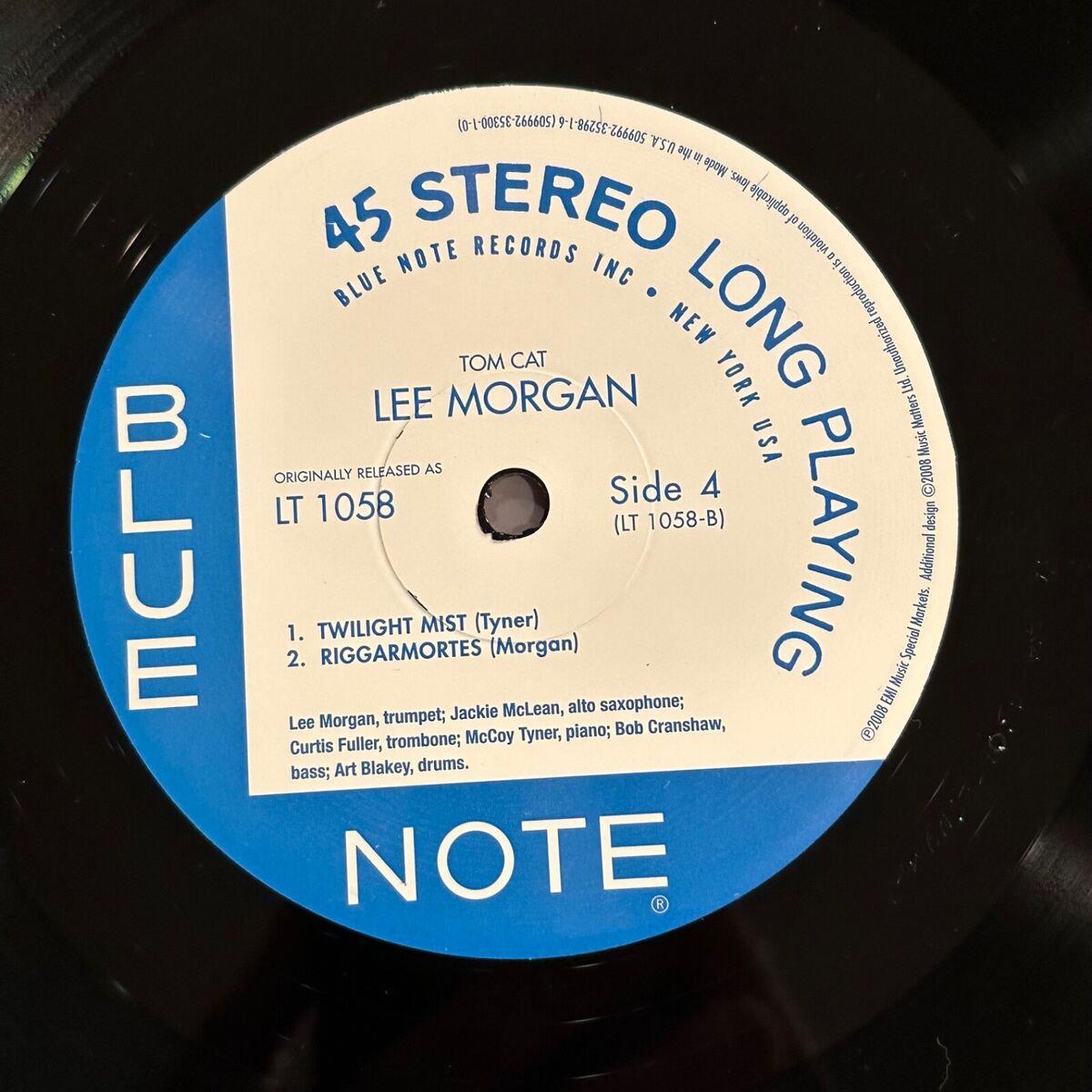 Lee Morgan Tom Cat 45 Superb NM! Music Matters Blue Note lp