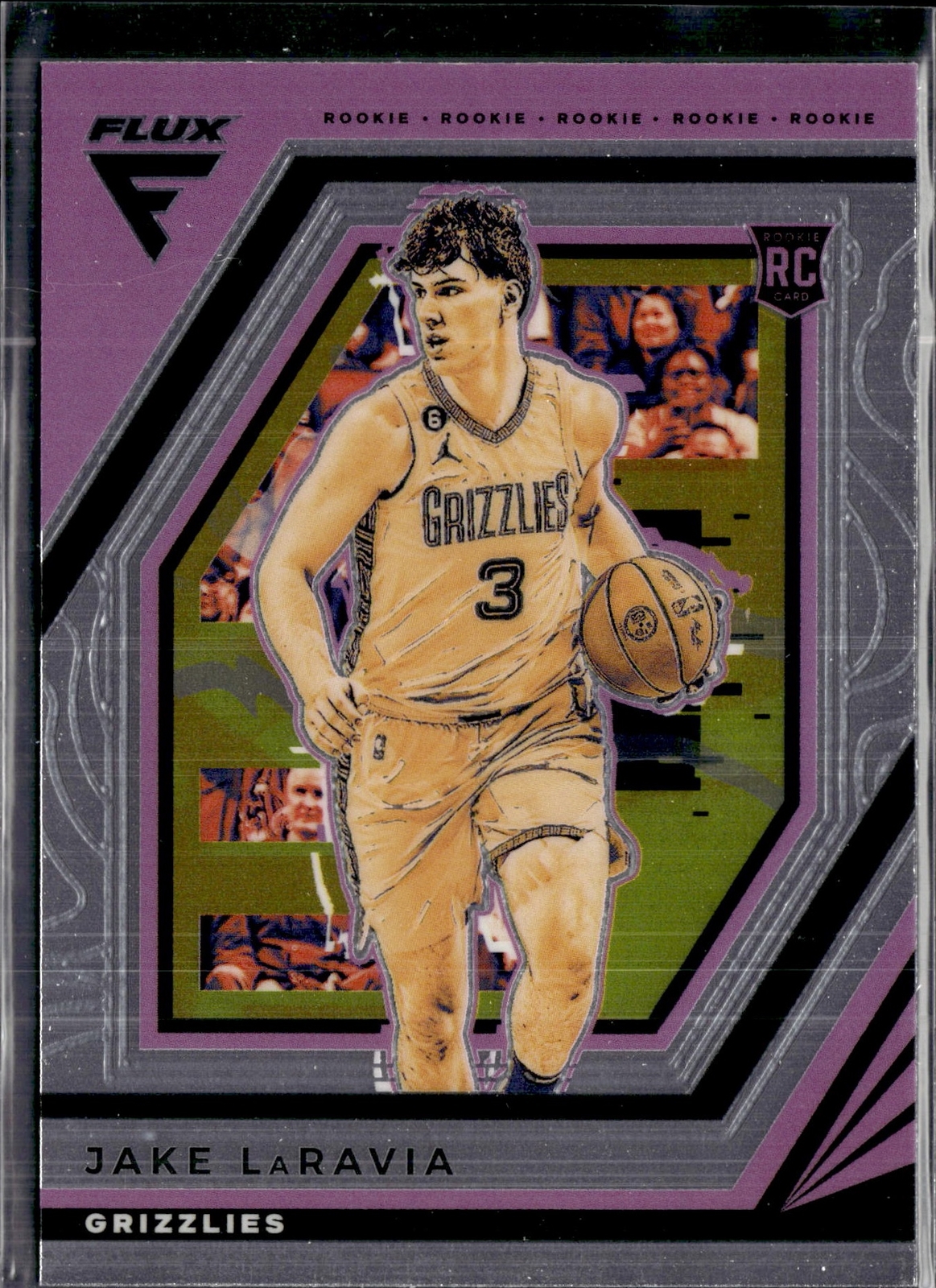 2022-23 Panini Flux #242 Jake LaRavia Rookie Memphis Grizzlies