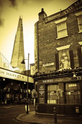 The Shard London Bridge Tower Southwark England UK Foto Bild Druck