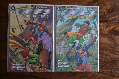 World's Finest Three Superboy and Robin #1&2 Complete series 1996 DC COMIC MINT