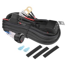 Led Light Bar Wiring Harness Kit 12v 40a Relay Fuse Rock Switch Offroad 4wd Atv