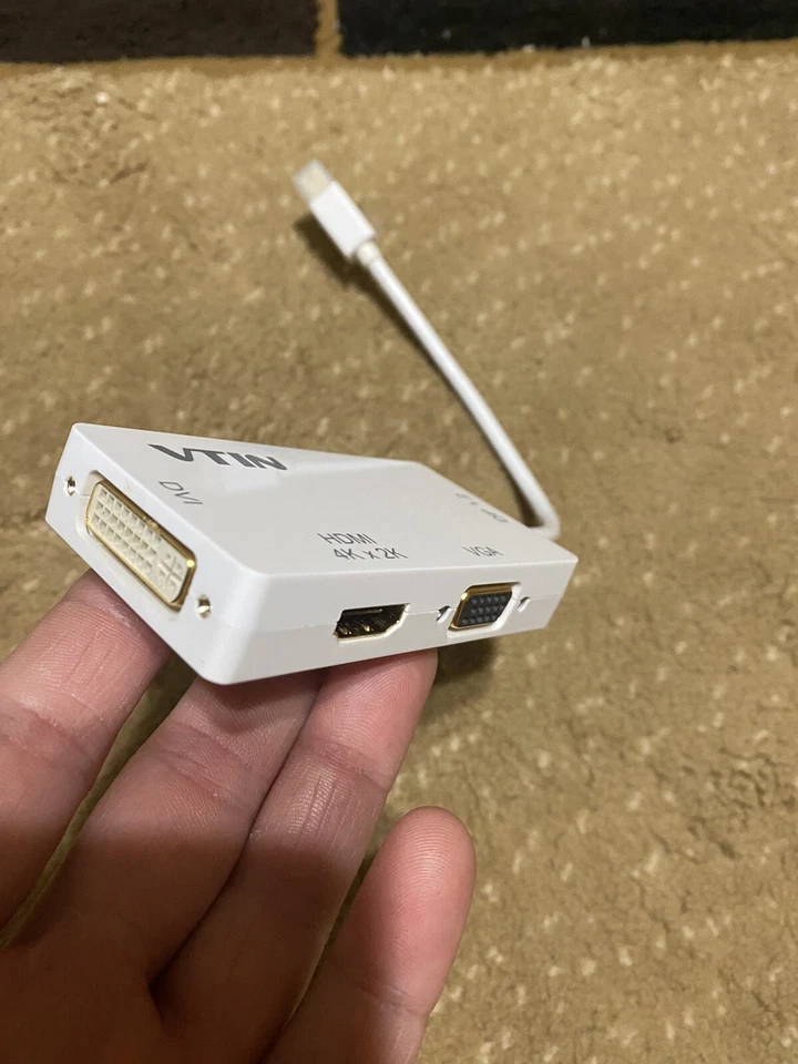 VicTsing Vtin 4K Mini DisplayPort to HDMI/DVI/VGA 3 in 1, thunderbolt Compatible - Image 4 of 4