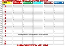 PLANNER SETTIMANALE A3 42CMX29,7 DA SCRIVANIA RILEGATO PRATICO NON DATATO