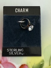 Vintage 90's NOS Sterling 925 silver Charm Mini Baby Ring