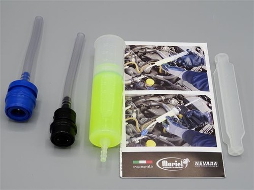 Dichtmittel Leck Stop Set für Kfz Klimaanlage mit 2x Adapter R134a R1234yf - Bild 3 von 3
