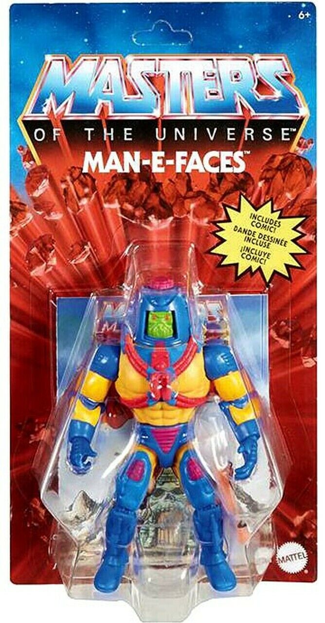 Masters Of The Universe Origins Man-E-Faces Figure Retro 2020 MOTU	