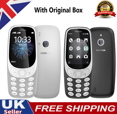 Nokia 3310 Nuovo Nokia 3310 (2017) Sbloccato - Telefono Classico Con Bluetooth, Fotocamera, Garanzia UK Cellulare Semplice Garanzia UK