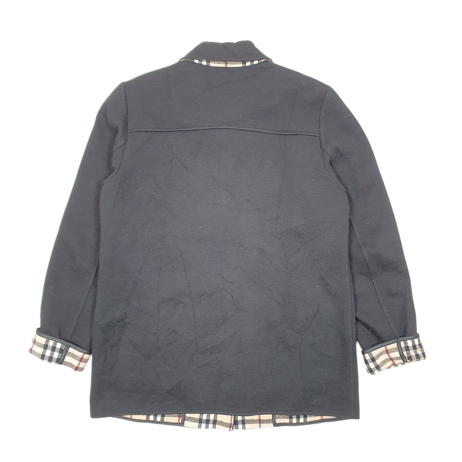 BURBERRY Wool Jacket Coat Insulated London Overcoat Womens M image 3