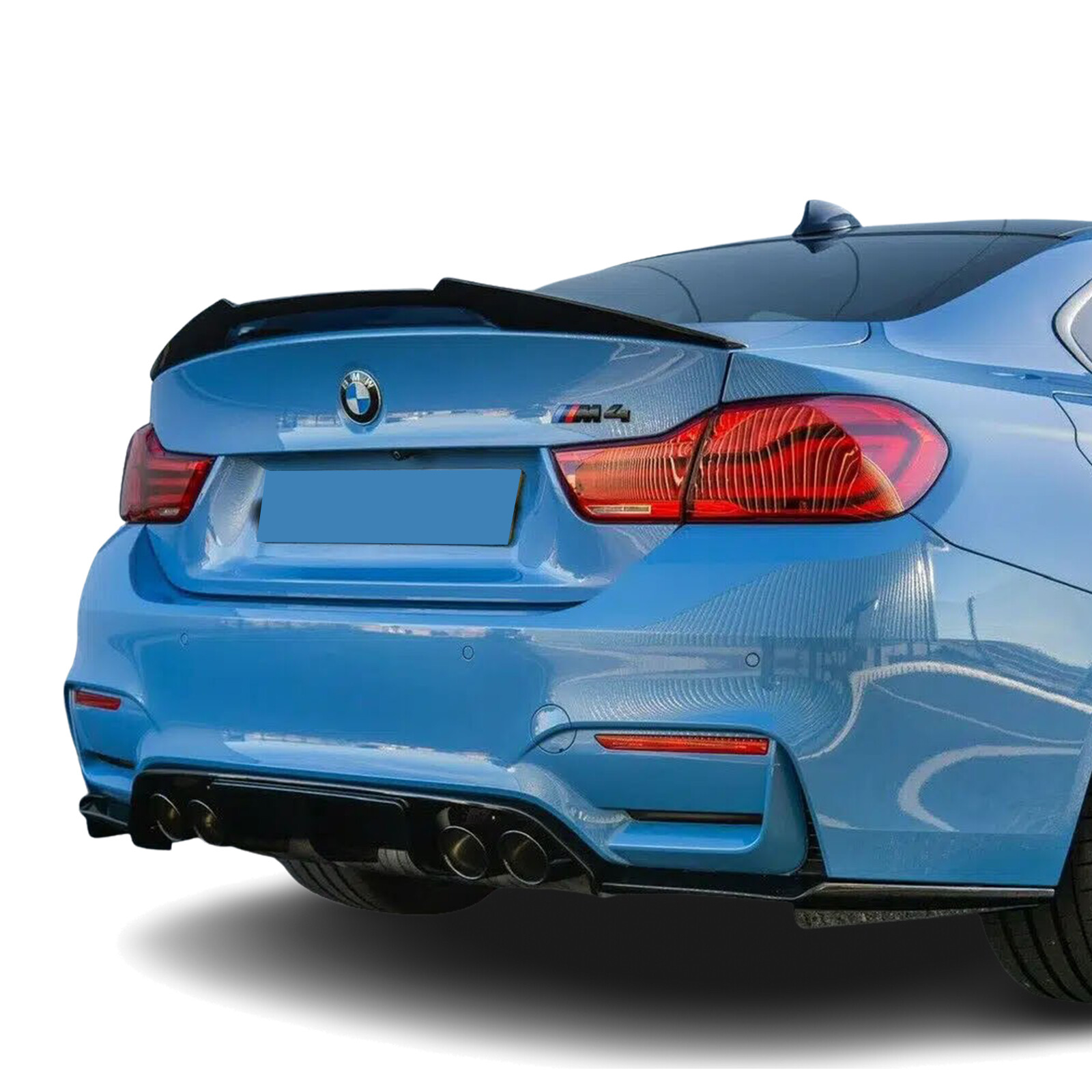 Rear Wing for BMW F82, Glossy Black ABS Material