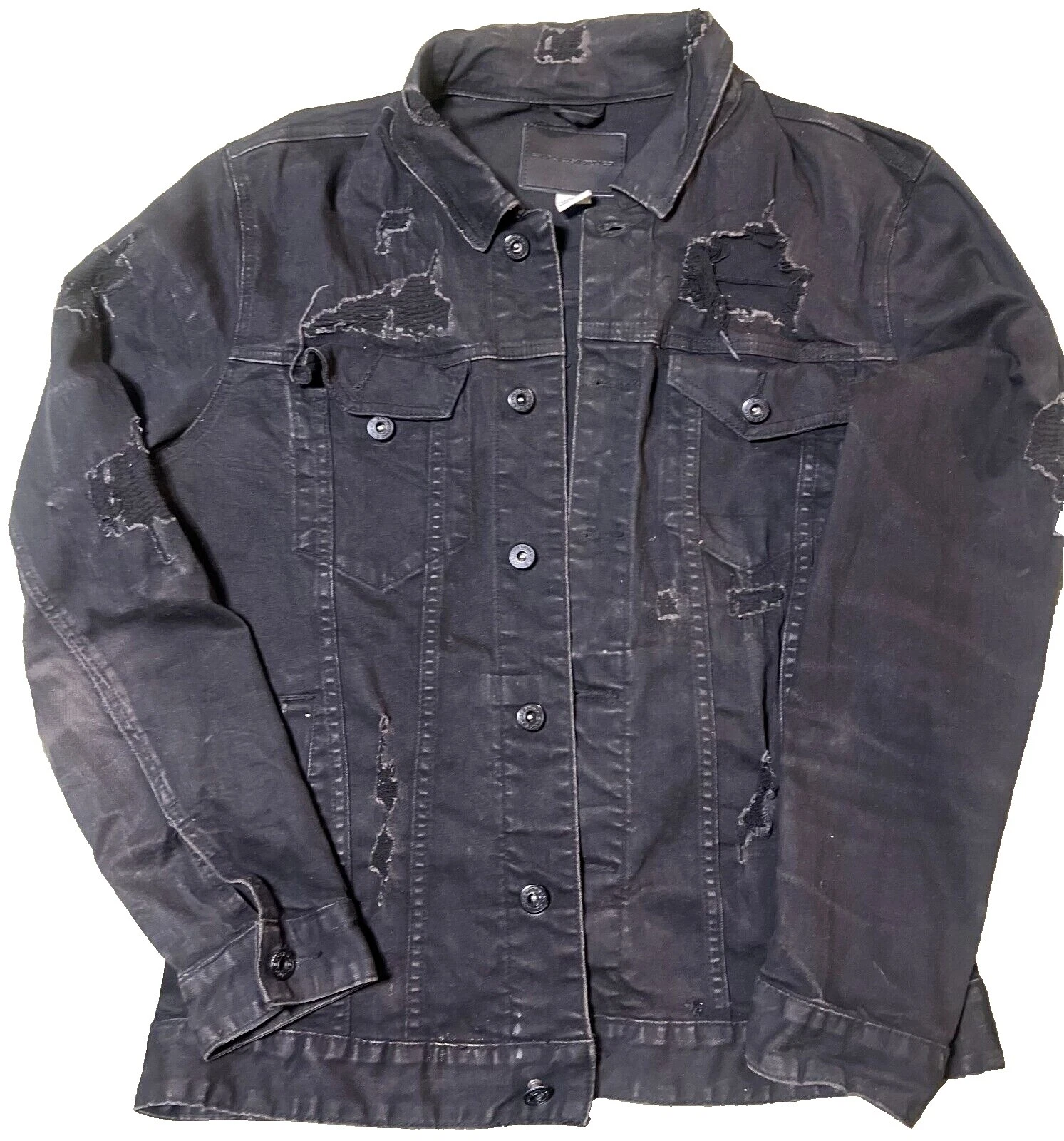 Grunge Regular Size Vintage Casual Shirts for Men