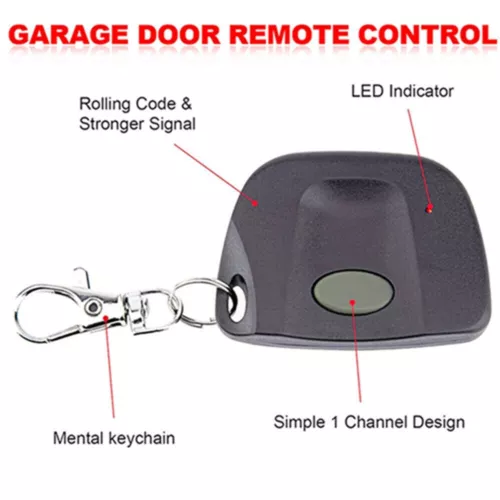 2PC Remote Control Garage Door Gate Opener Transmitter 10 Digit Pins Code-300MHz - Bild 3 von 14