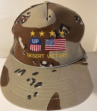 Union Pacific US Flag Desert Victory Hat Cap Camoflauge Snapback Made In USA