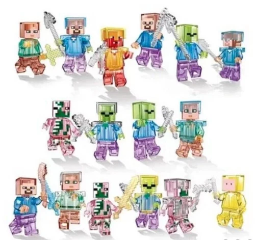 Set mit 24 Ninjago Minifiguren Kai Jay Sensei Wu Meister Bausteine Spielzeug - Bild 3 von 16